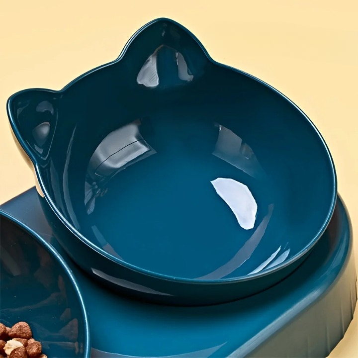 Bol chat 3 en 1 (2 nourritures et 1 eau)