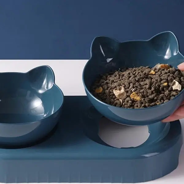 Bol chat 3 en 1 (2 nourritures et 1 eau)